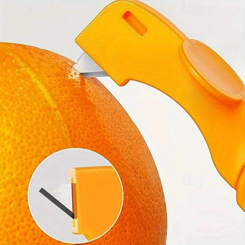 Compact Multi-Fruit Peeler Effortless, Safe Peeling, No Electricity, With Folding Handle  Your Kitchen's Time-Saver2