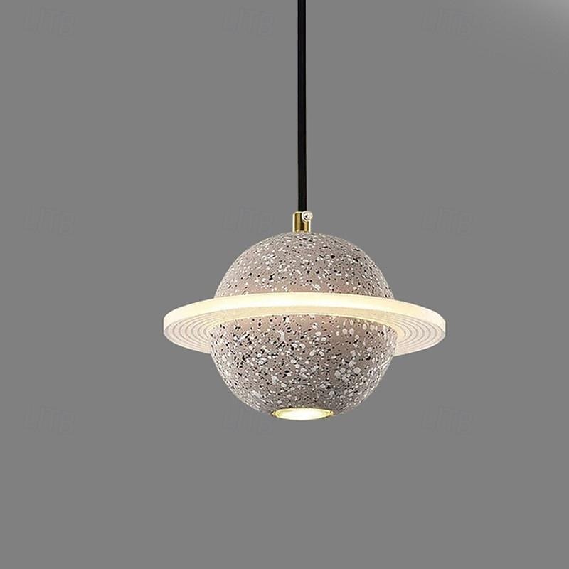Led Chandelier Ceiling Light Nordic Retro Acrylic Cement Star Living Room Dining Bar Staircase Warm Light 2-Light 20Cm 110-120V 220-240V4