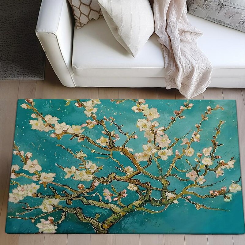 Vintage Branches Area Rug Kitchen Mat Non-Slip Oil Proof Floor Mat Livingroom Rug Indoor Outdoor Mat Bedroom Decor Bathroom Mat Entrance Rug Door Mat