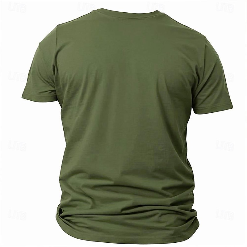 Men's Letter T Shirt Tee Top Cotton Short Sleeve Graphic Shirt Heather Gray Black Army Green Comfortable Tee Street Fashion Designer Clothing2