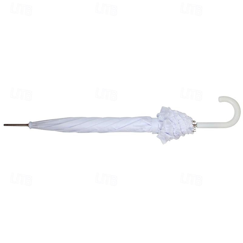 A2Z Ladies Bridle Walking Umbrella Wedding Event Photo Ruffle Stick Women Brolly2
