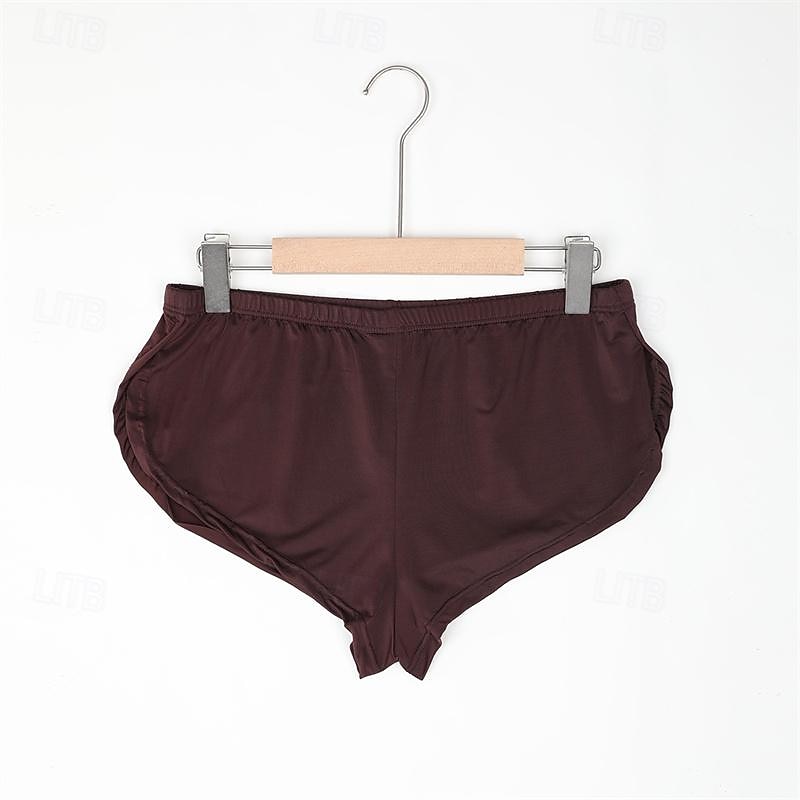 Men's Running Shorts Athletic Shorts Bottoms Athletic Athleisure Ice Silk Breathable Soft Quick Dry Fitness Gym Workout Marathon Sportswear Activewear Solid Colored Black White Red3