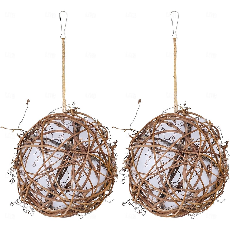 Handmade Birdhouse and Birdhouse Materials - 2025 New Bird Nesting Ball Material for Wild Birds, Hummingbird Nesting Humming Bird House Material Gifts for Bird Watching Nature Lovers2