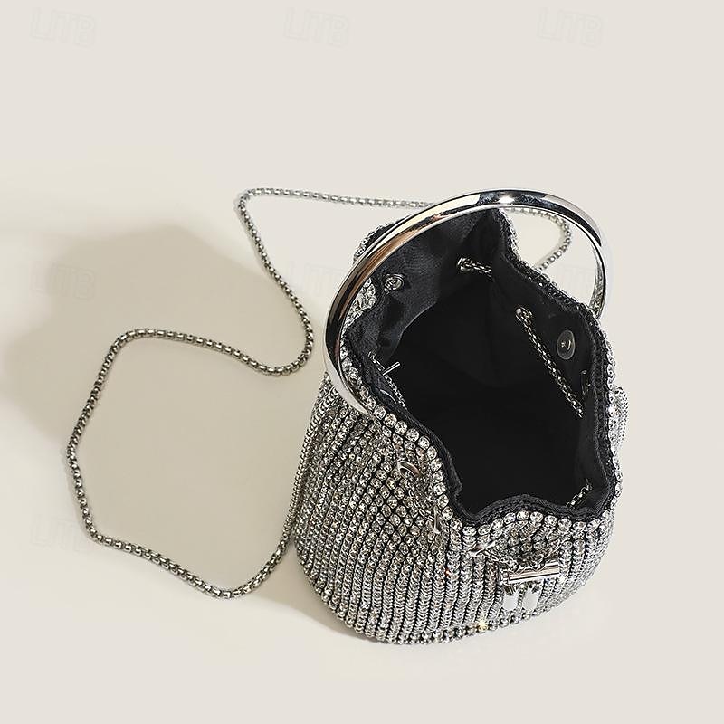 Women's Clutch Evening Bag PU Leather Wedding Party Chain Large Capacity Multi Carry Solid Color Silver Champagne Gold Black3