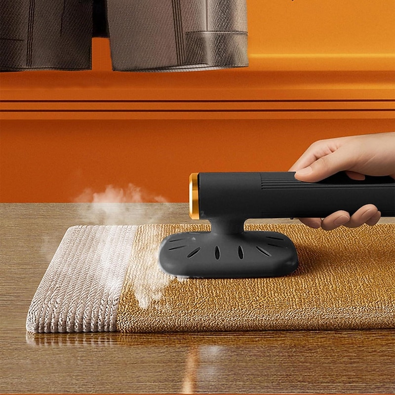 Travel Steam Iron - Portable Handheld Foldable Clothes Steamers Fast Heating Rotatable Garment Steam Iron Fabric Wrinkle Remover Electric Iron for Dorm Home Travel Essential4