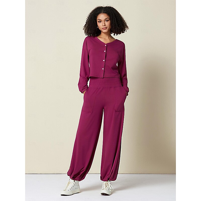 Smart Casual Lantern Athleisure Pants2