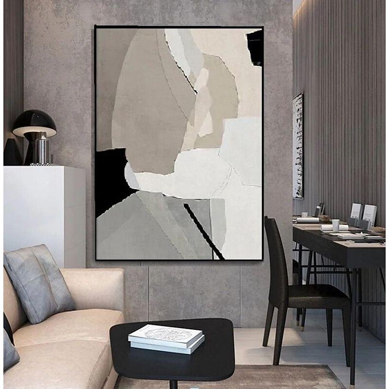 Handmade Oil Painting Canvas Wall Art Decoration Wabi-Sabi Abstract Minimalism for Home Decor Rolled Frameless Unstretched Painting3
