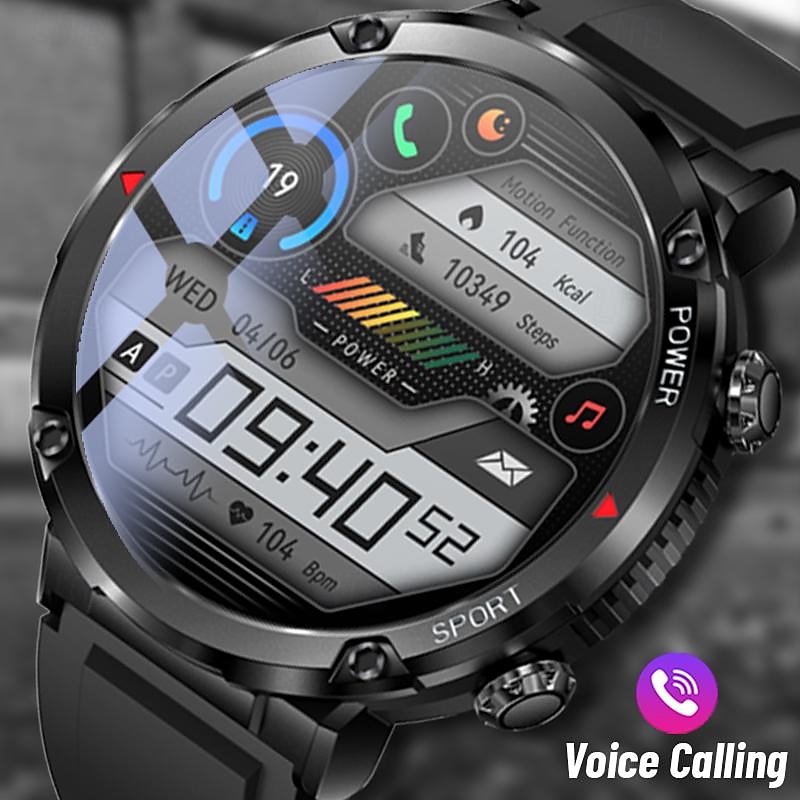 600 mAh Large Battery Watch For Men Smart Watch Men IP68 Waterproof Smartwatch AMOLED HD Screen Bluetooth Call Sports Bracelet