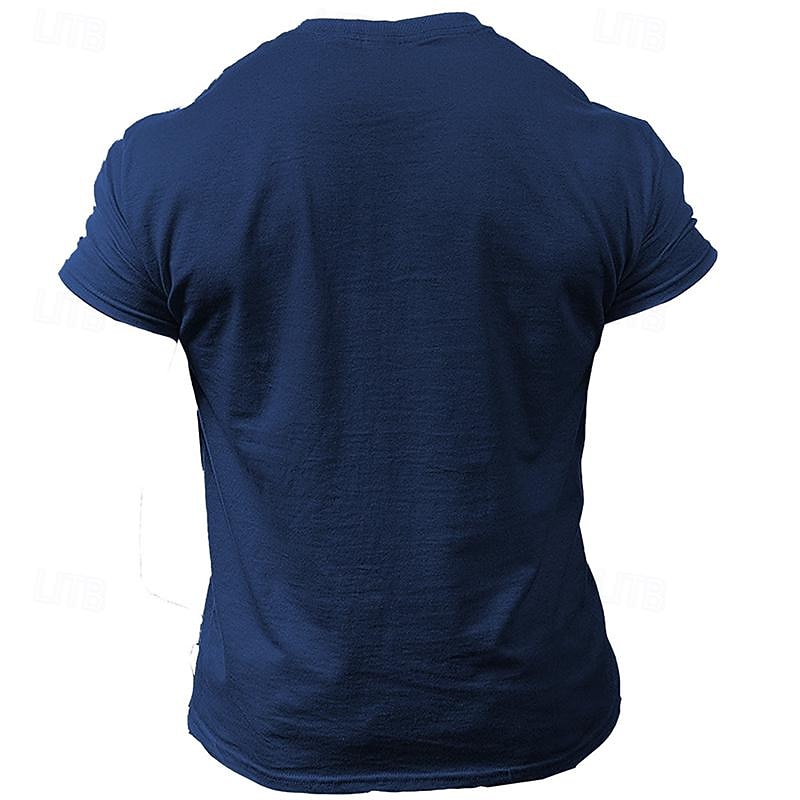 Men's Graphic Old Man T Shirt Short Sleeve T shirt 3D Print Crew Neck Shirt Designer Retro Vintage Casual Sports Outdoor Holiday Going out Black Navy Blue Brown Spring & Summer Clothing Apparel S M L2