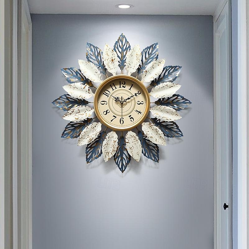 3D Large 53/60cm Wall Clock Modern Minimalist Creative Metal Silent Clocks for Home Living Room Bedroom Corridor Decoration Clocks