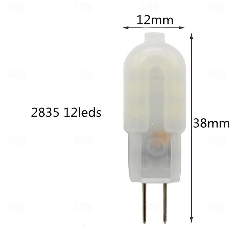 10/20pcs Mini G4 LED Bulb AC DC12V AC 220V 2W Ampoule Led Lamp Corn Lights Replace Halogen Spotlight Chandelier Halogen Lamp4