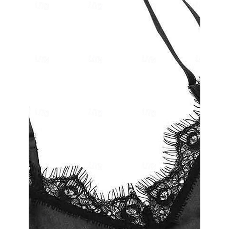 Women's Pajamas Nightgown Nightshirt Dress Pure Color Fashion Comfort Home Daily Bed Satin Silk Breathable Straps Sleeveless Backless Summer Home Outfits2