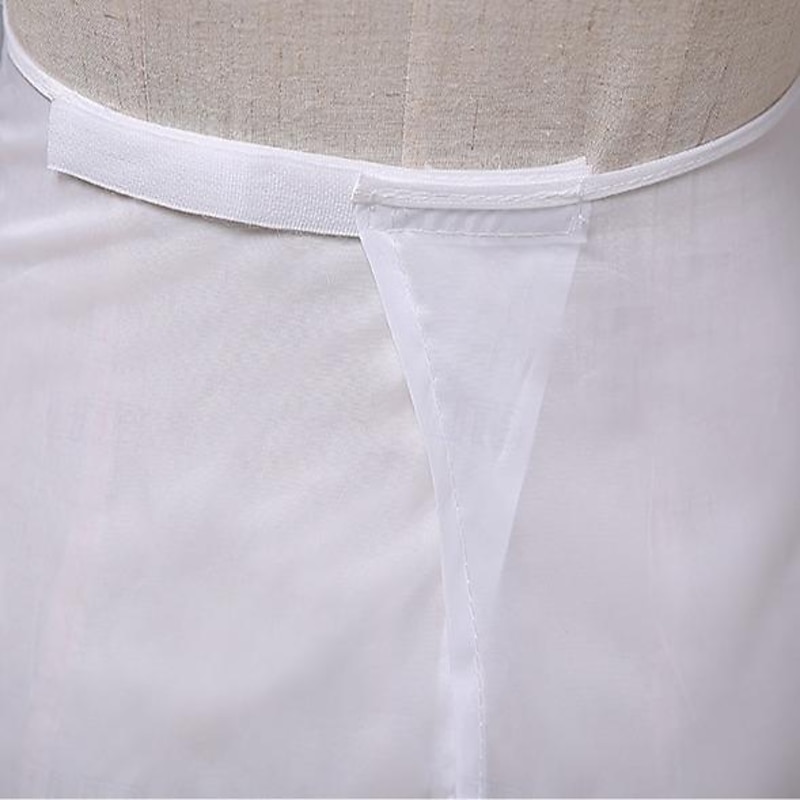 Rococo Victorian Floor Length Petticoat Hoop Skirt Tutu Tulle Skirt Bridal 2 Hoops Solid Color A-Line Fancy Dress Women's Halloween Masquerade Wedding Party Carnival of Venice Adults Skirt3