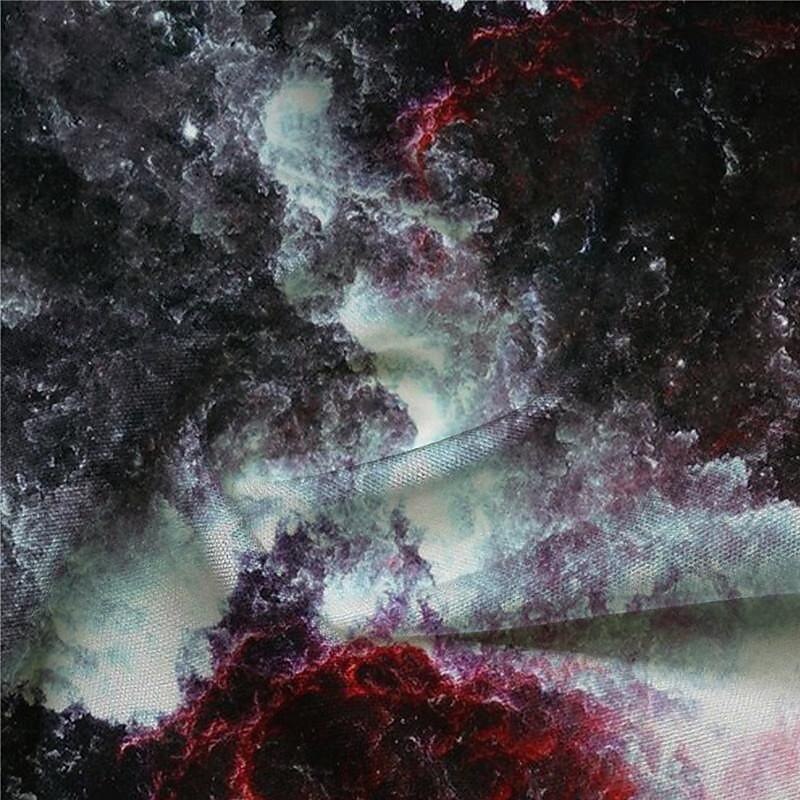 Men's Optical Illusion Geometric Pattern Button Up Shirt Printed Shirts Long Sleeve Subcultural Vacation Party Street Spring & Summer Turndown Print Button-Down Red Blue Purple3