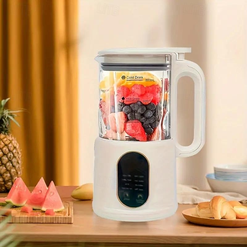 Efficient 800ml 9-In-1 Soy Milk Maker - Quick Easy Home Use Digital Display Time Reservation Auto-Cleaning4