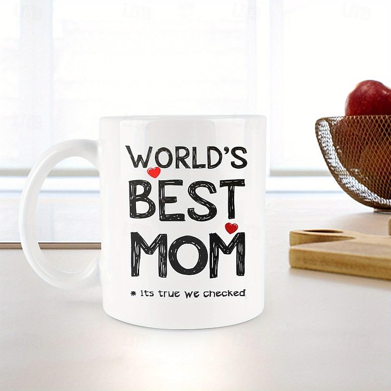 1pc Mother's Day Mugs Celebrate Mom With This Special 11oz Ceramic Coffee Mug - Perfect For Birthdays Mother's Day !