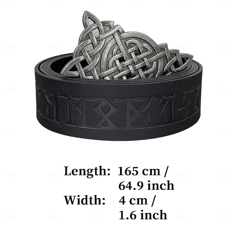 Punk & Gothic Medieval Renaissance Cosplay Costume Waist Belt Knight Ritter Viking Celtic Knight Fancy Dress Men's Women's Viking Halloween Carnival Masquerade Performance Stage LARP Adults' Belt4
