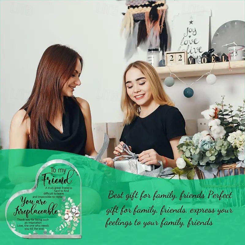 Friends Gift For Women Friendship Bestie Gifts For Woman Best Sunflower Gift Unbiological Sister Gift Christmas Birthday Gift Thank You Gift For Women Acrylic Friendship2