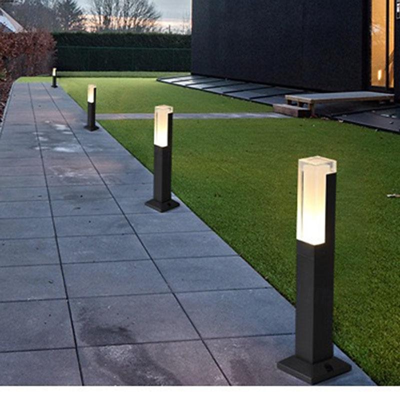 Outdoor Bollard Light Outdoor LED Path Lights 30/40/60/80cm Aluminium Anthracite Base Light, Modern Design Garden Lamp, IP65 Weatherproof, Garden Floor Lamp, 3000 K Warm White4