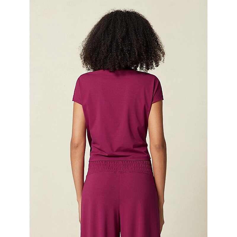 Reversible Cap Sleeve Athleisure Top4