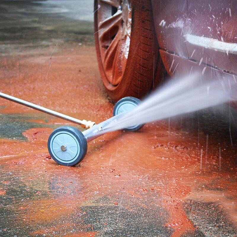 Car Washer High Pressure Car Under Body Chassis Washer Undercarriage Cleaner Surface Water Broom Cleaner Kit For 1/4 Connector Power Road Washer Car Cleaning Tool2