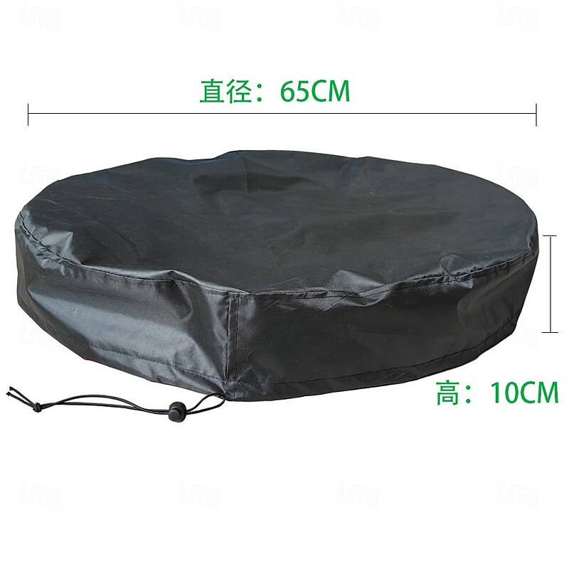 Chemical Drum and Rainwater Barrel Protective Cover - Oxford Fabric Dust and Rain Shield for Round and Composite Barrels, Ensuring Longevity2