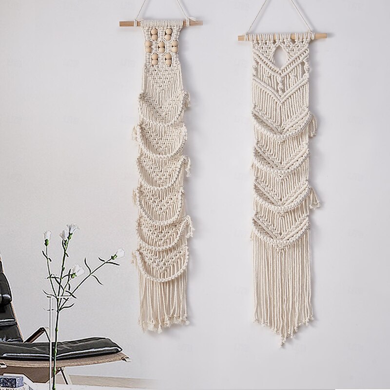 Bohemian Hat Holder Cotton Hanging Organizer For Caps And Scarves Tapestry Cap Holder Organizer Wall Decoration Caps Holder Organizer Hanging Hat Rack Storage Cap Holder Hat Display Rack Wall2