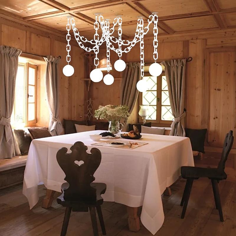 LED Pendant Light  1-Light 15 cm 3 Light Color Circle / Round Design Geometric Shapes Pendant Light Metal Geometrical Modern Nordic Style Bedroom Dining Room 110-240V