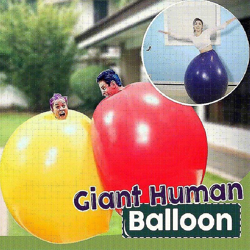 2 Pcs Giant Human Balloon 36 Inch Round Balloons Extra Jumbo & Thick Giant Latex Balloon For Wedding