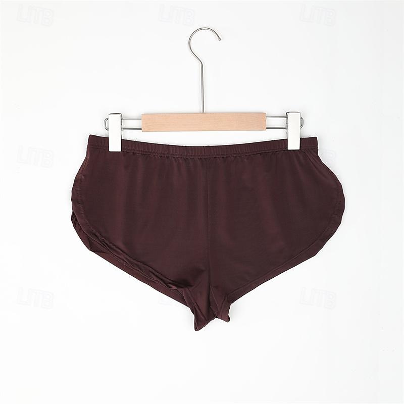 Men's Running Shorts Athletic Shorts Bottoms Athletic Athleisure Ice Silk Breathable Soft Quick Dry Fitness Gym Workout Marathon Sportswear Activewear Solid Colored Black White Red4