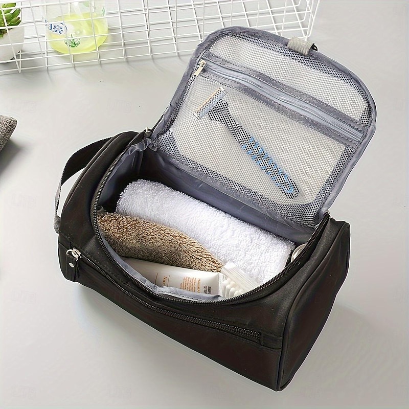 Travel Toiletry Bag for Men - Large Capacity Outdoor Travel Organizer for Women's Cosmetics - Multi-functional Storage Bag for Toiletries