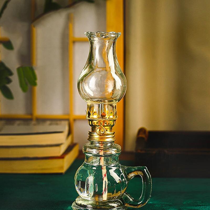 2pcs Retro Oil Lamps Home Decorative Wedding Decors Oil Lamps Kerosene Lamps2