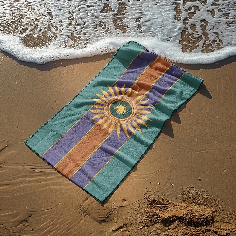 Beach Towel Bath Towel Large 3D Print Sea Pattern Towel Bath Towel Beach Sheet Blanket Classic 100% Micro Fiber Comfy Blankets