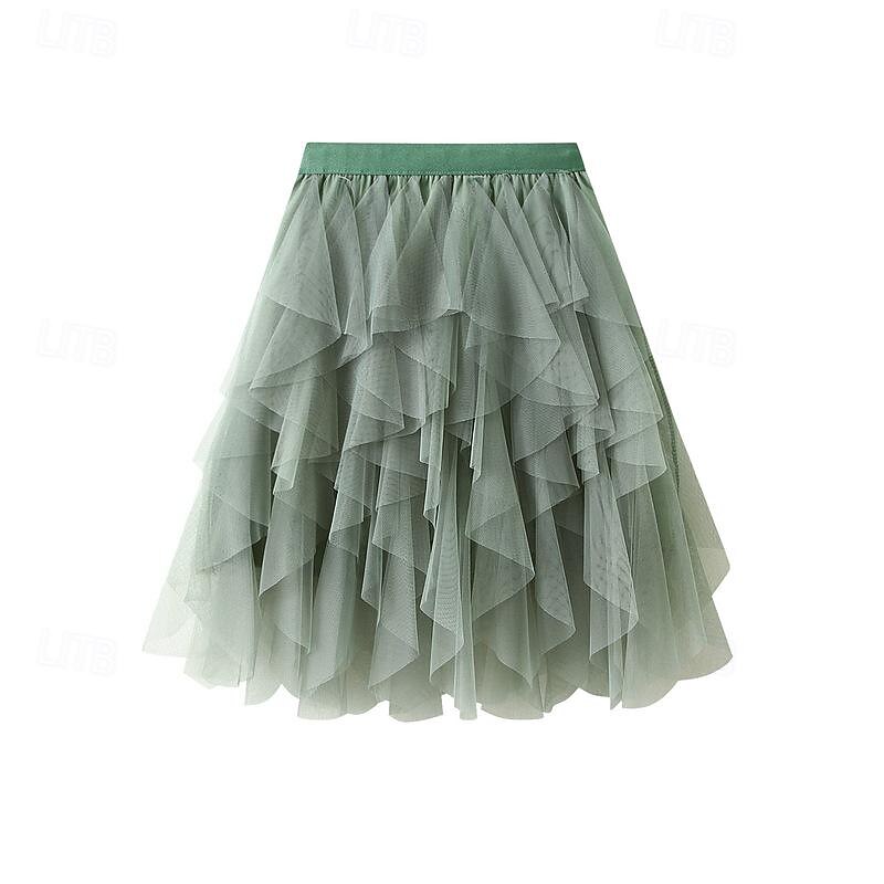 1950s Fairy Mesh Layered Tutu Tulle Skirt Fancy Dress Women's Carnival Masquerade Bachelorette Party Adults Skirts2