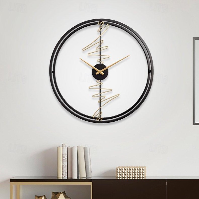 Modern Home Decoration Fashion Quiet Clock Living Room TV Wall Personality Wall Clock Art Decoration Wall Clock 60 cm4