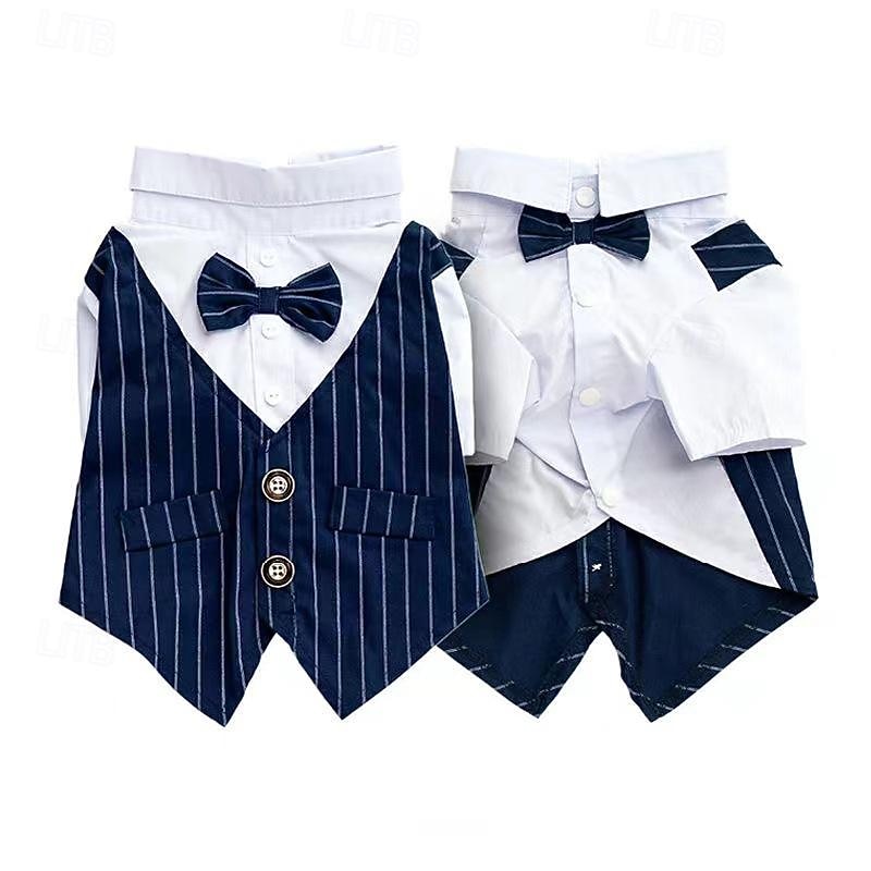 Dog Cat Suit Fashion Party Winter Breathable Soft Washable Comfortable Outdoor Casual Daily Dog Clothing for Bichon Frise Pomeranian Baby Pet Papillon Small