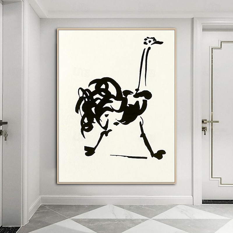 Mintura Handmade Pablo Picasso Famous Oil Paintings On Canvas Home Decoration Modern Wall Art Abstract Animal Picture For Home Decor Rolled Frameless Unstretched Painting4