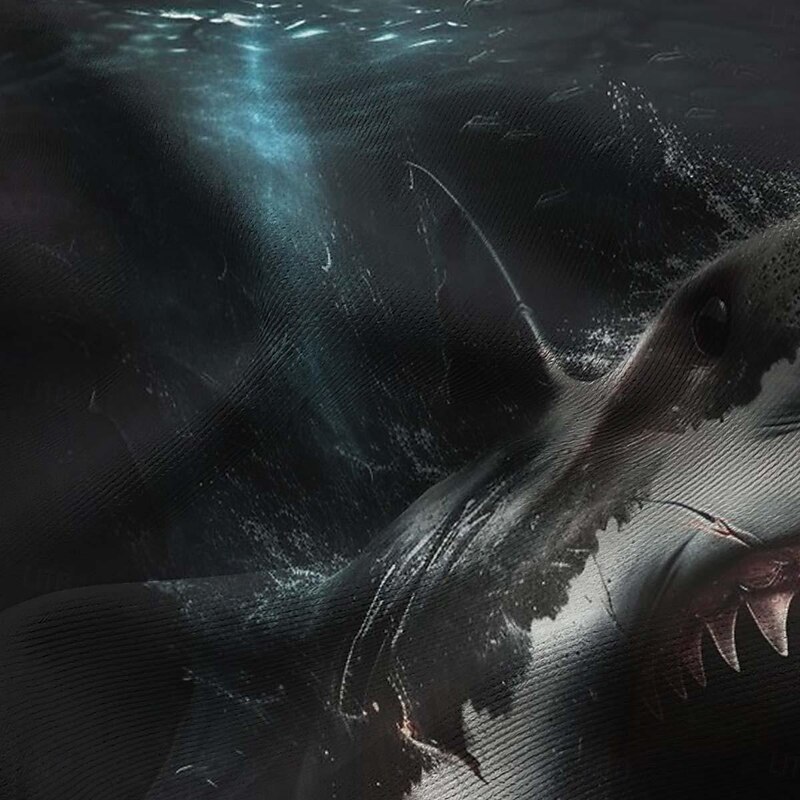 Men's Animal Shark 3D Print Swim Shorts Board Shorts Swimming Trunks Mid Waist Vacation Sports Streetwear Party Casual Daily Drawstring with Mesh lining Elastic Waist Designer Clothing Apparel4