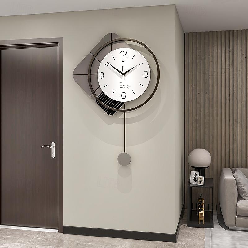 Modern Design Wall Clock Large Swing Living Room 3D Clocks Simple Hanging Horologe Home Decoration Wall Watch 49*73CM 55*80CM 40*60cm3