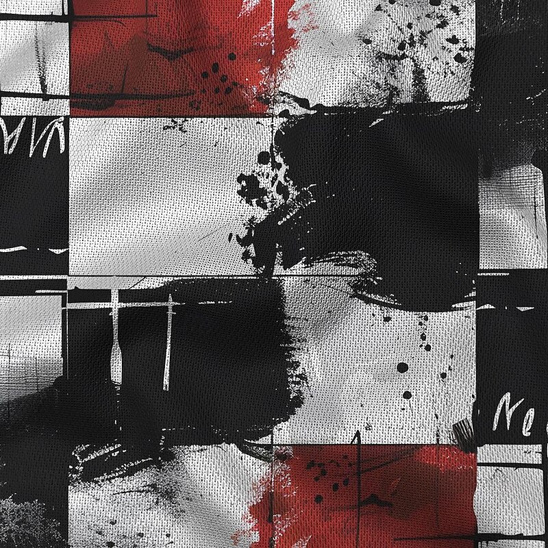 Men's Color Block Colorful Swim Shorts Board Shorts Swimming Trunks Mid Waist Hawaiian Casual Holiday Beach Drawstring with Mesh lining Elastic Waist Designer Clothing Apparel4