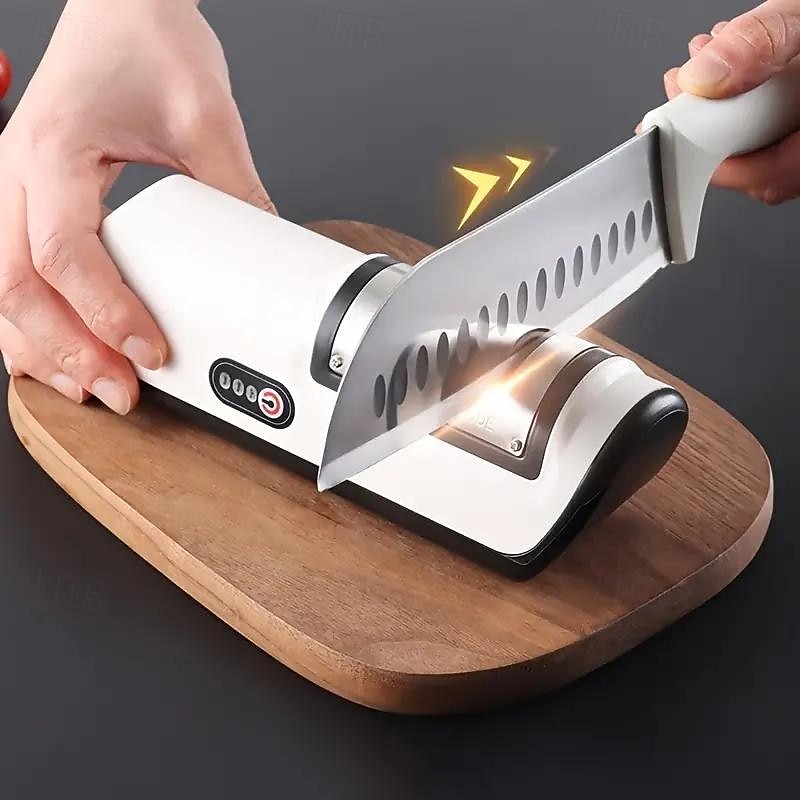 Electric Knife Sharpener Household Whetstone Tool Multi-function Automatic Charging Small Knife Sharpener