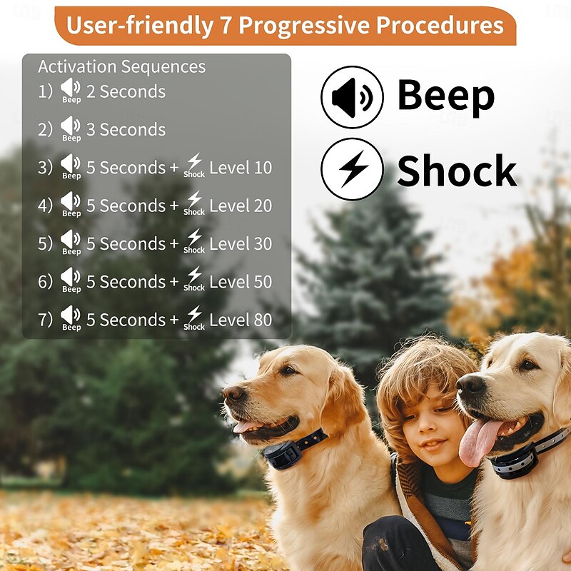 Bark Collar for Dogs Automatic Barking Collars 2 Pack Anti Barking  Collar No Bark Collars for Small Medium Large Dogs with Beep IP67 Waterproof2