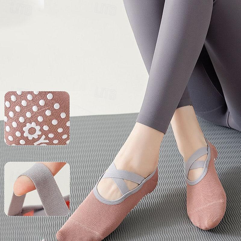 Professional Yoga Pilates Training Socks Non slip Silicone Breathable Thin Women's Summer Indoor Sports and Fitness Special Socks2