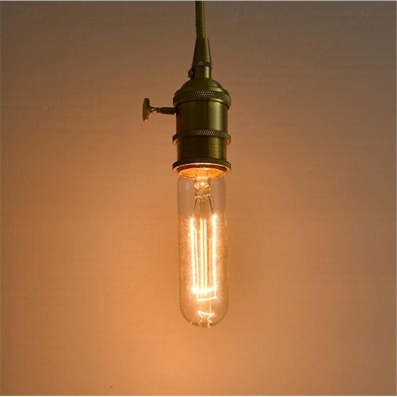 1/6pcs Dimmable T10 E27 40W Vintage Edison Bulb Incandescent Industrial Bulb Antique Retro Lamp Light AC220-240V4