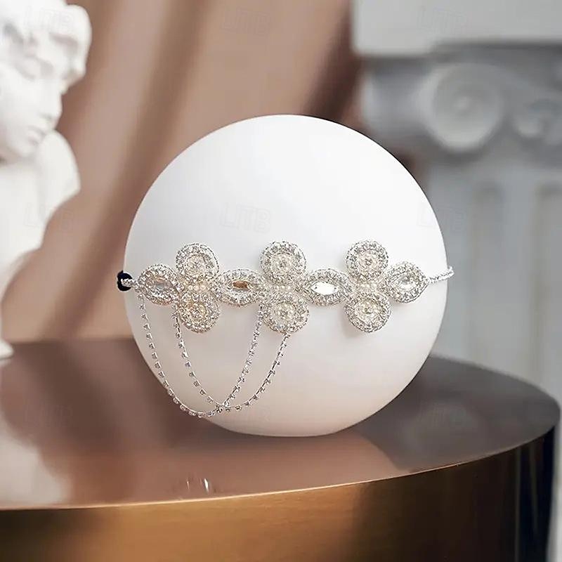 Retro Vintage Roaring 20s 1920s Flapper Headband The Great Gatsby Wedding Guest Fancy Dress Women's Halloween Carnival Masquerade Event / Party Wedding Reception Bachelorette Party Adults' Headwear3