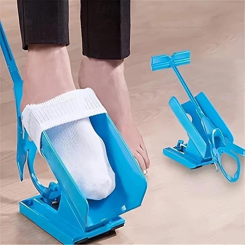 Sock Threader Tool, Easy-on Sock Aid Device for Daily Use, Hands-Free Sock Helper for Home or Travel 2025 - $15.49