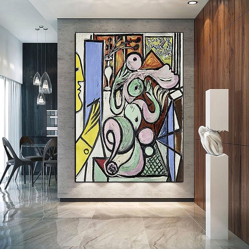 Pablo Picasso The Painter oil painting hand painted Guernica Oil Painting On Canvas by Pablo Picasso/ Museum Quality/ 100% Hand-painted2