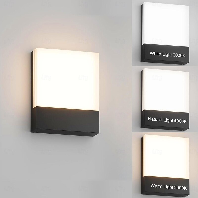 Led Wall Lamp, Living Room Acrylic Decor Light Fixture, Bedroom Bedside Hallway Headboard Lamps, Warm White Home Decor Wall Wash Lights,Warm White IP65 85-265V3