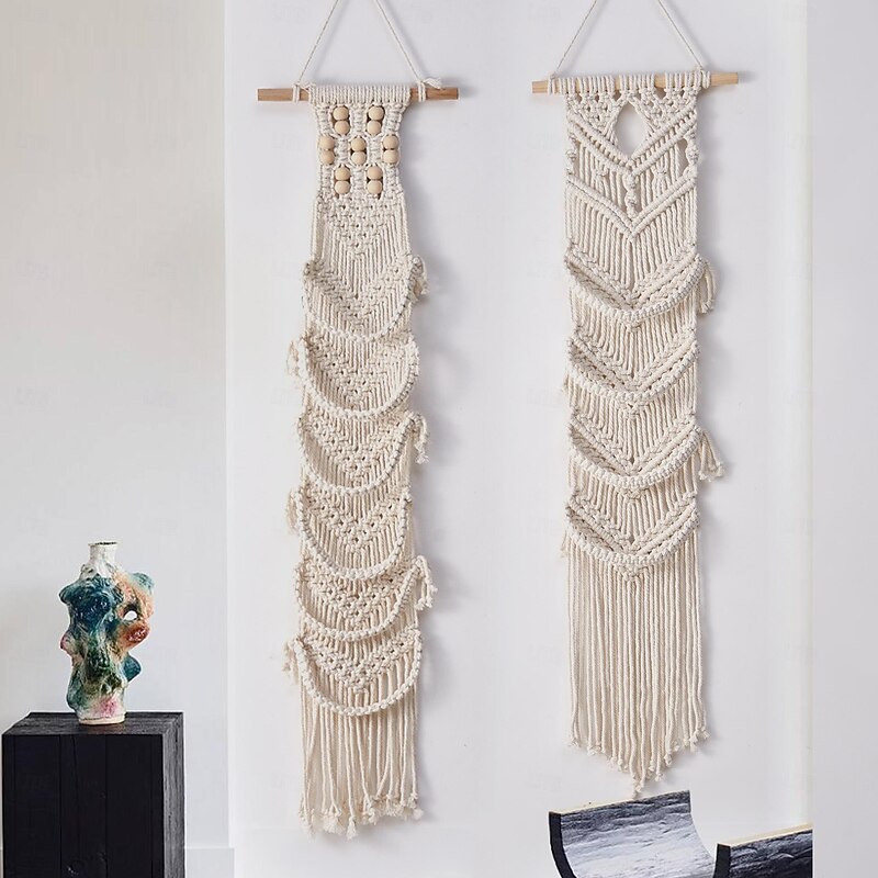 Bohemian Hat Holder Cotton Hanging Organizer For Caps And Scarves Tapestry Cap Holder Organizer Wall Decoration Caps Holder Organizer Hanging Hat Rack Storage Cap Holder Hat Display Rack Wall3