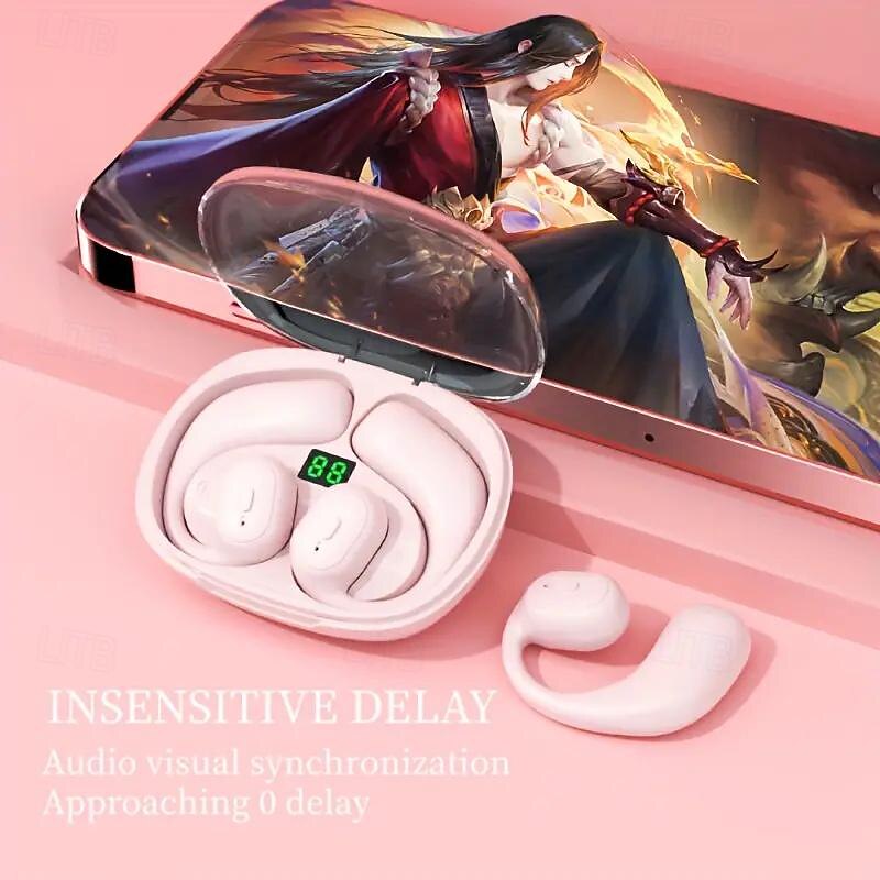 Latest Open Wireless Earphones 3D Surround Sound Effects TWS True Wireless Headset No Pain After Long Wear IntelligentNoise Reduction Suitable For Driving Running Meeting Sports FitnessCycling